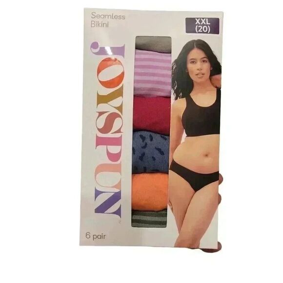 Joyspun Women's Seamless Bikini Panties 6 Pair New - Picture 4 of 10
